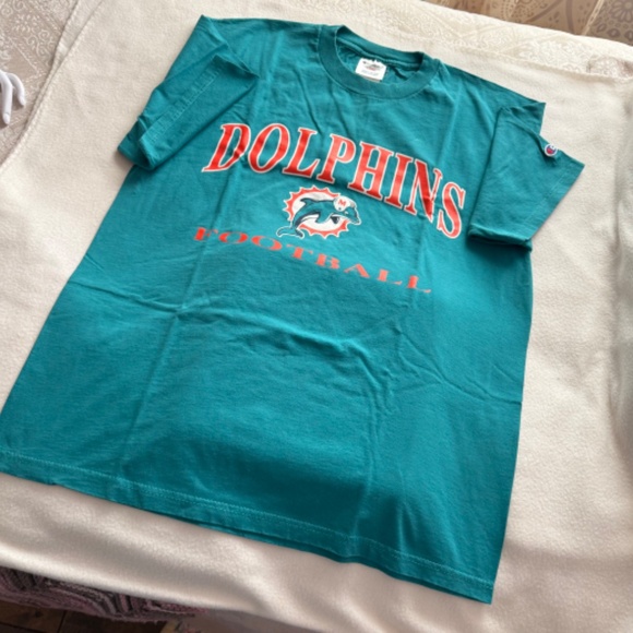 Miami Dolphins VINTAGE tShirt, Size Large - Picture 2 of 4